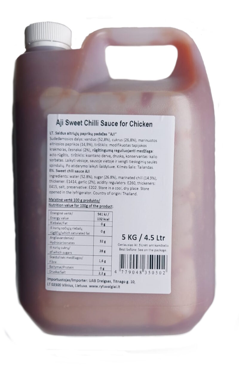 AJI Saldus čili padažas 5,0 kg