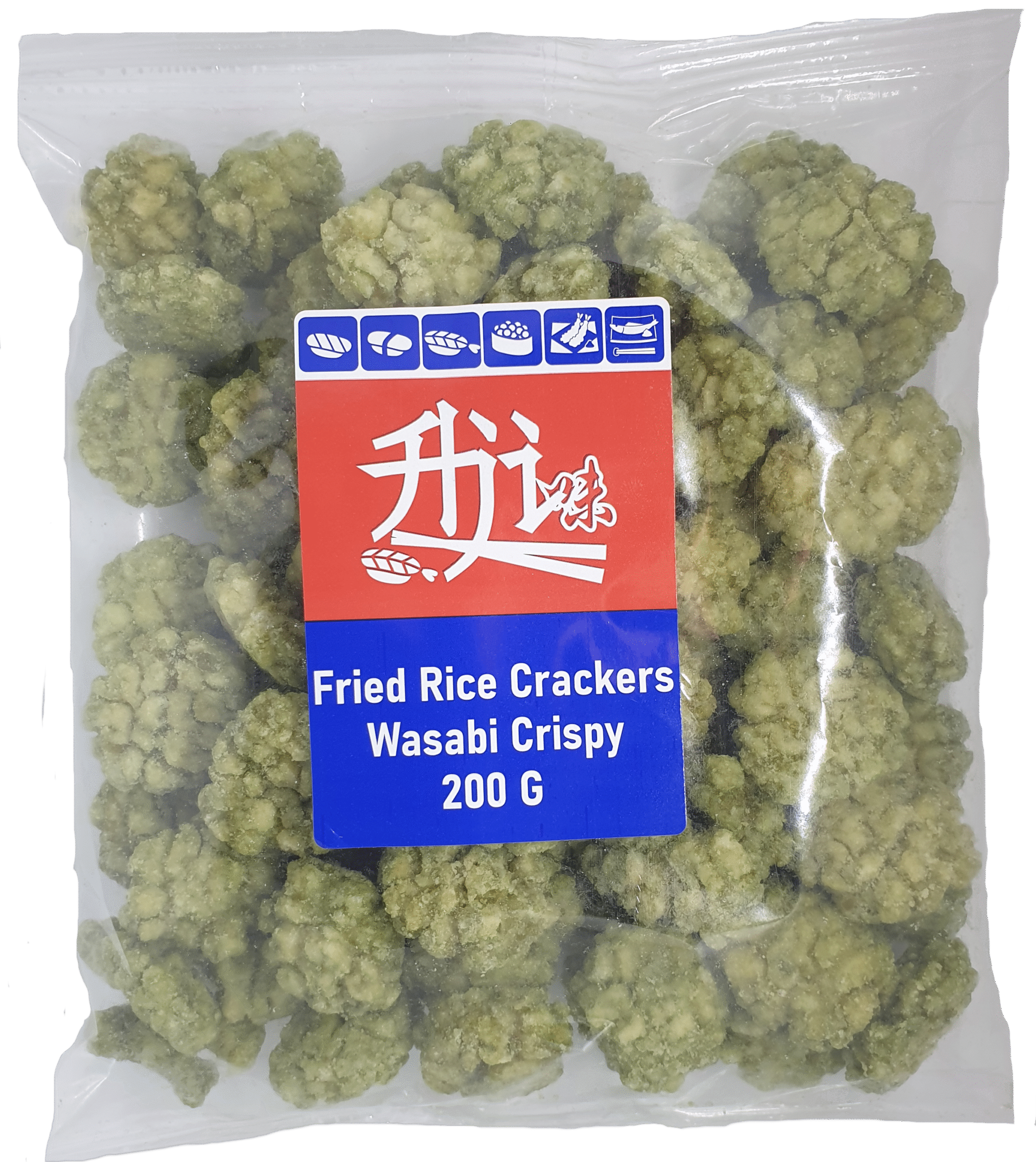AJI vasabio skonio keptų ryžių krekeriai 200g