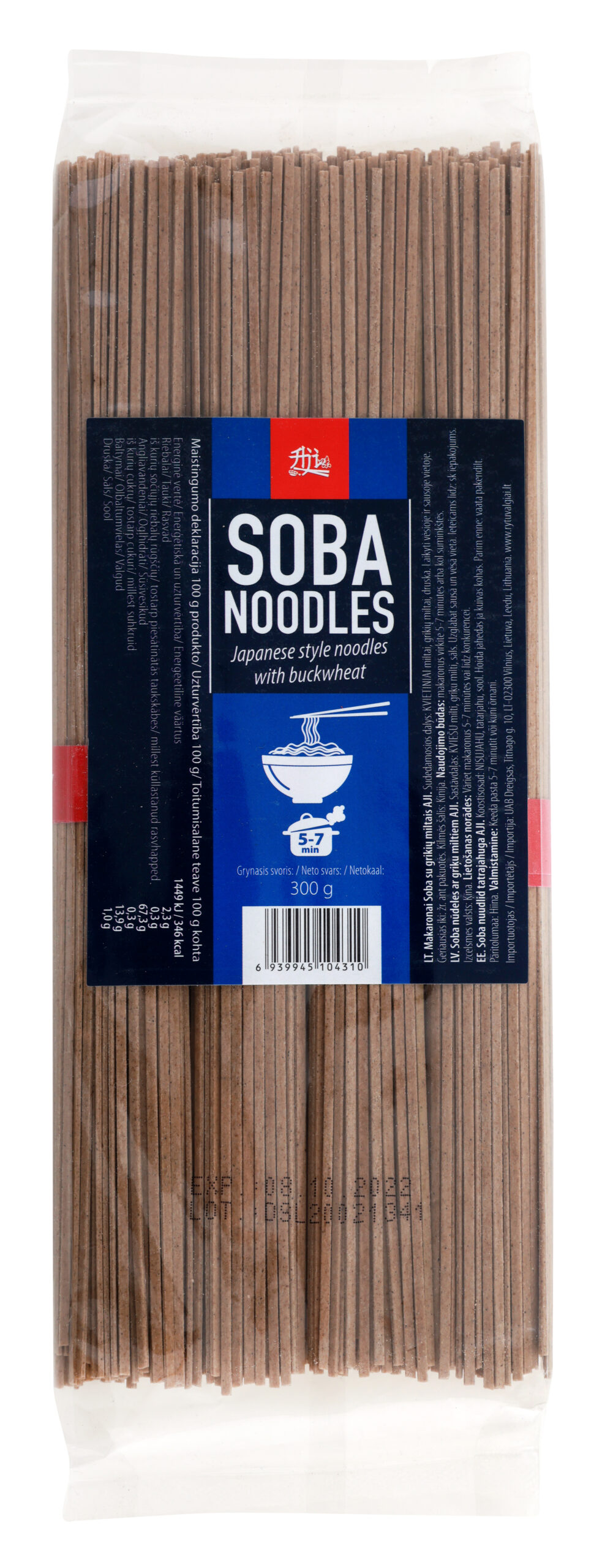 AJI Soba makaronai su grikių miltais 300g